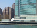 UN Bldg with patrol boats