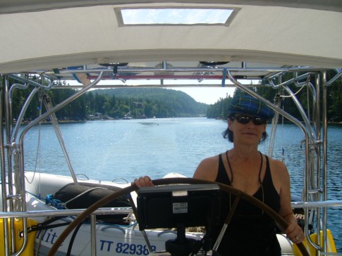 Coming out of Deep Cove in Mahone bay 