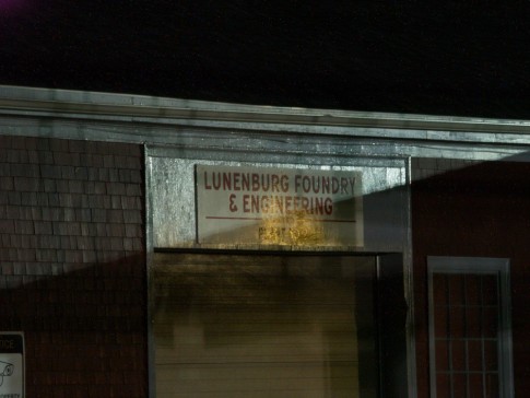 lunenburg foundry at night