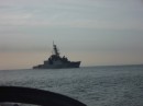 Warship 280, coming into port...