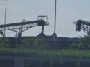 Stuck at the Gilmerton Bridge, south Norfolk and watched them loading a coal train.