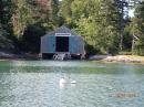 Perry Creek: interesting boathouse