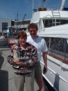 Jackie & Jonathan at Tacoma Yacht Club outstation Quartermaster for our anniversary 