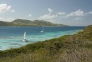 View from lighthouse on Culebrita