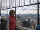 Jeannie at the Empire State Building