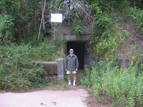 Old WW II defence installations on Jewells Island, Maine