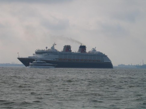 A Disney Lines cruise ship.