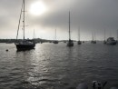 Fog outside Block Island anchorage