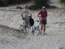 Al & Arlene ready for beach biking, Cumberland Island, Ga.