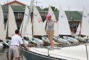 Florence on deck preparing to cast off for ports unknown, Charlottetown Yacht Club.