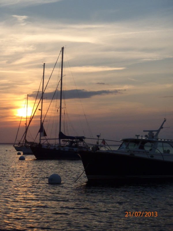 Block Island Sunset, New Harbor