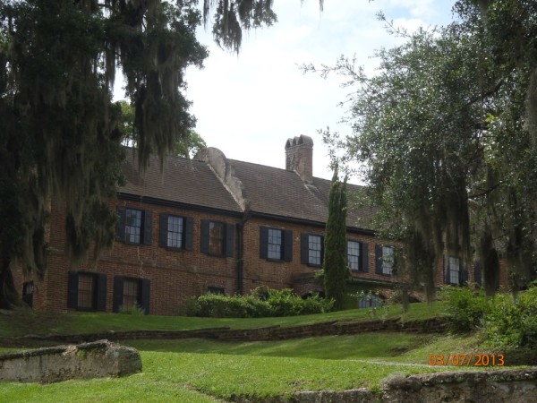 Remaining wing of main house, Middleton Place Plantation, Charleston