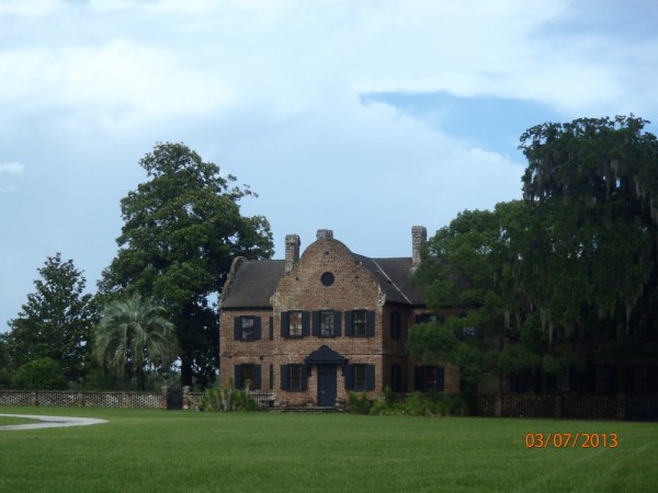 Remaining wing of the main house not destroyed by Union Army, Middleton Place Plantation, Charleston