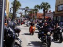 There were hundreds and thousands of bikers.