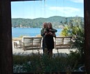 The fancy Sooke Harbour Inn, BC - the highlight of our week long bike trip. Dressed up for a four hour dinner.