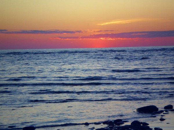 Sunset over Saginaw Bay