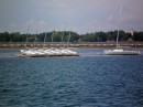 Little boats waiting to be sailed on the Niagara River
