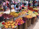 Local food market, Pisac, Sacred Valley, Peru