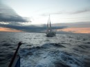 Modacki sailing along side Piper