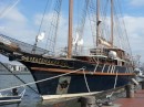 Tourist sail boat is Savannah