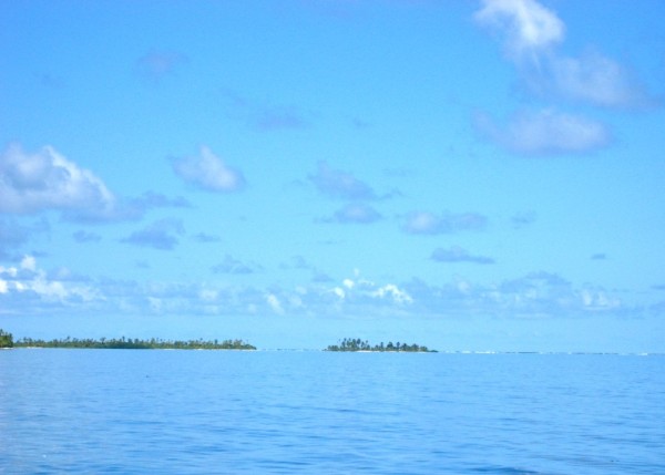Eastern Holandes Cays in the distance