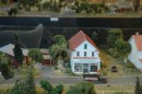 A model of the Blunden and Hinton Store building, once a department and grocery store and currently Elijah