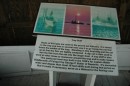 The placard explaining the way trap boats work.