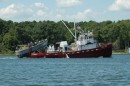 Another large fishing vessel in Cockrell Creek.