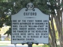 A historic marker says that Oxford was one of the first towns and ports authorized by the Maryland General Assembly.