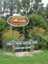 Entering the Holly Point Nature Park where the Deltaville Maritime Museum is located.