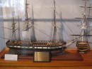 A model of the USS Constellation.