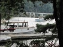 A view of the dock from the gazebo. 