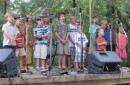 Youngsters from one of the churches on Ocracoke perform on Sunday morning.