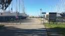 The marina entrance. A 15min walk into town, which is a lively place. But I