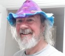 My lovely new felt hat, made for me by my mate Lu.