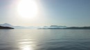 Morning view to the Greek mainland. Taken at 07:30