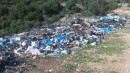 Kalamos rubbish dump. Nothing recycled. This is far enough out of town for no tourists to see. 