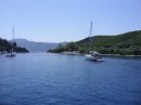 Anchored just of "Onassis" island. A beautiful spot.