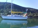 At anchor in Vliho