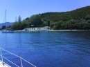 Sparticus Island, anchored just of the beach huts Jackie O, used. Spent a gorgeous afternoon, swimming and relaxing. 