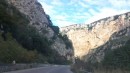 Suns shining at Klesoura gorge, it makes the cheddar gorge look a bit toy town?