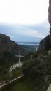 Cross to the church at Klesoura gorge