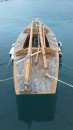 Gorgeous  wooden day sailer, just needs the varnish touching up?