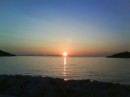 Sunset from Mourtos/Sivota looking towards Corfu.