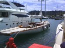 Beautiful yacht in Gouvia, wins my top yacht here in the marina.