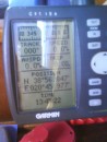 All up and running at the chart table, my Garmin 128 Gps.
