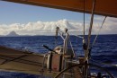 Bora Bora in the rearview mirror....