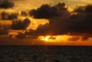 Sunset from Opunohu Bay, Moorea