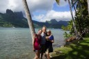 The Kennells three with coconut
Cooks Bay, Moorea