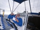 At sea and crewmember Carl